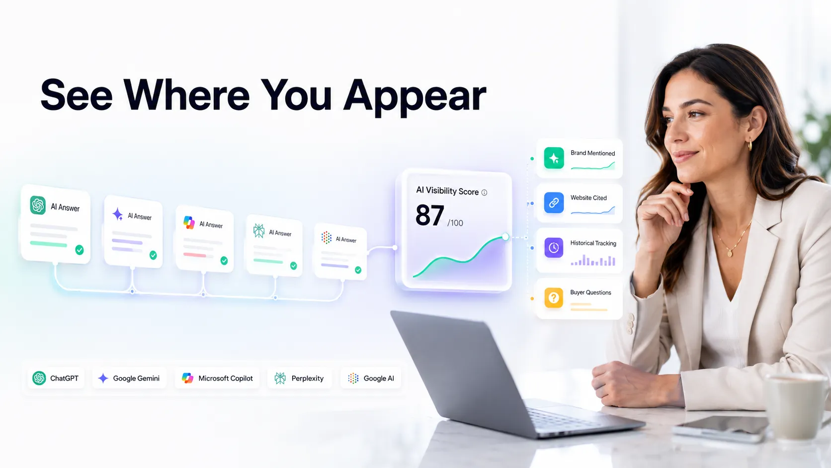 Local AI visibility dashboard